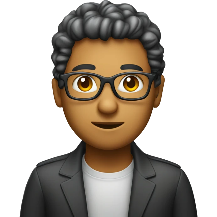 software ingineer behind computer emoji
