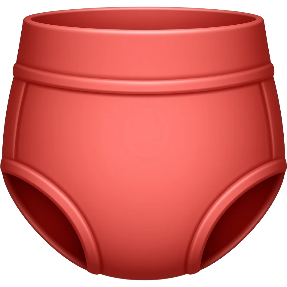 red nappy emoji