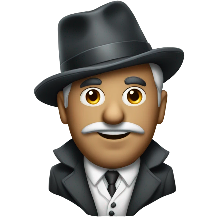 A snowman that’s an Italian mafia boss. emoji