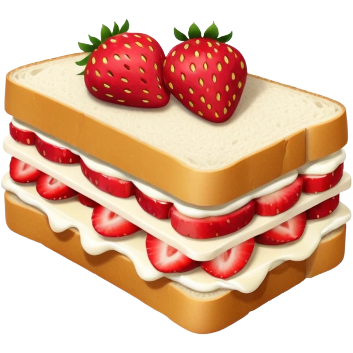 Strawberry sandwich   emoji