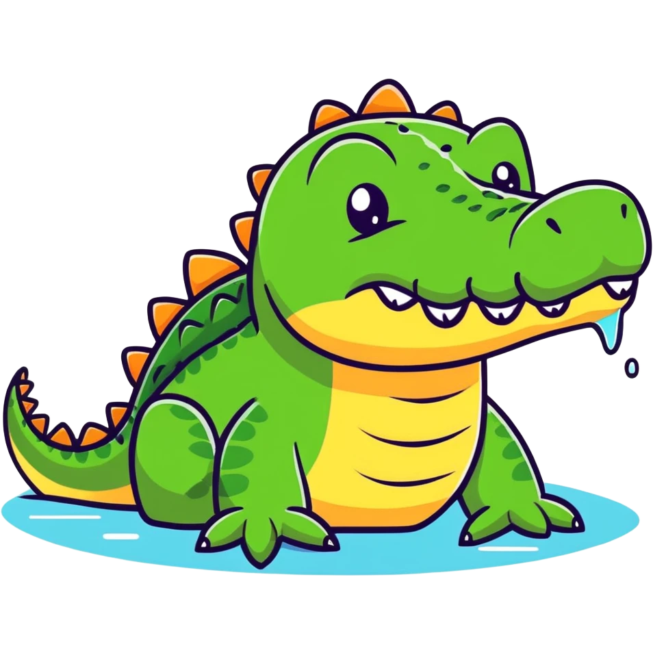 Crocodile tears emoji