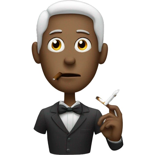 smoking a cigarette emoji