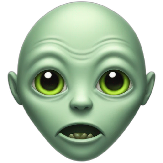 alien face c emoji