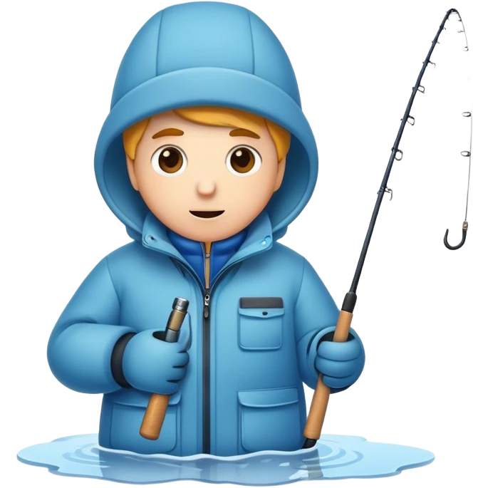 Ice fishing  emoji