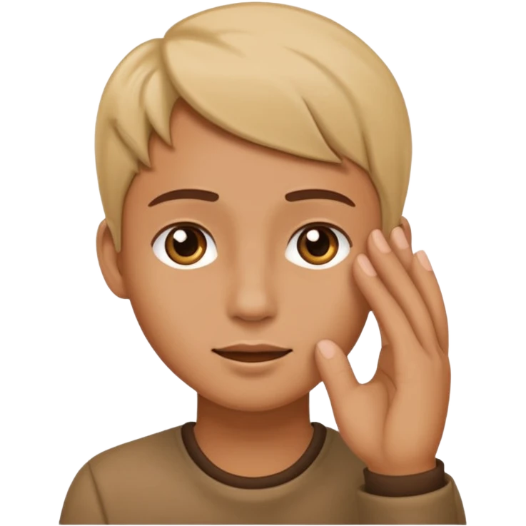 Sorry touch the ear emoji