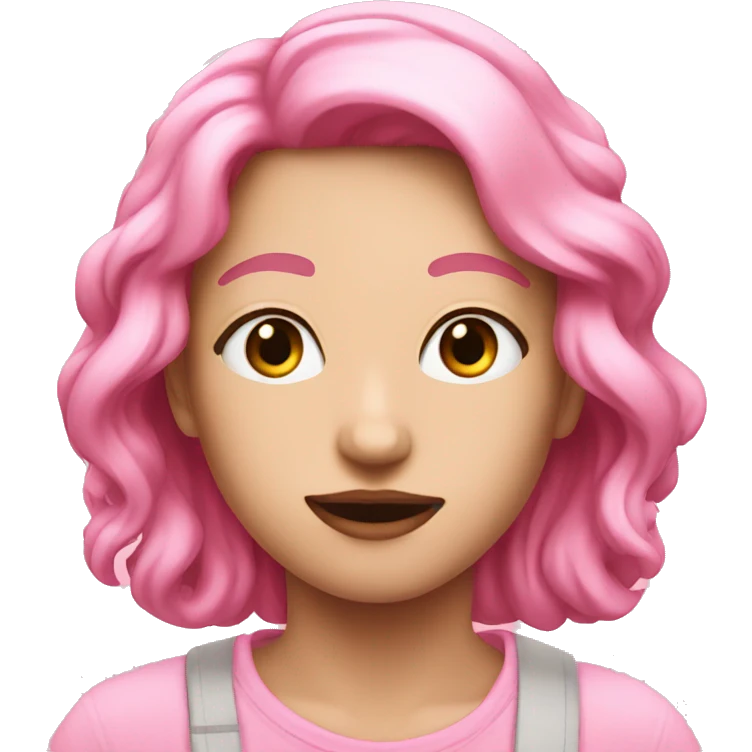 Pink aesthetic emoji