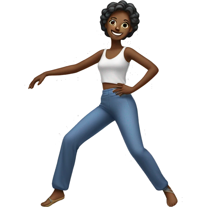Dancing lady emoji