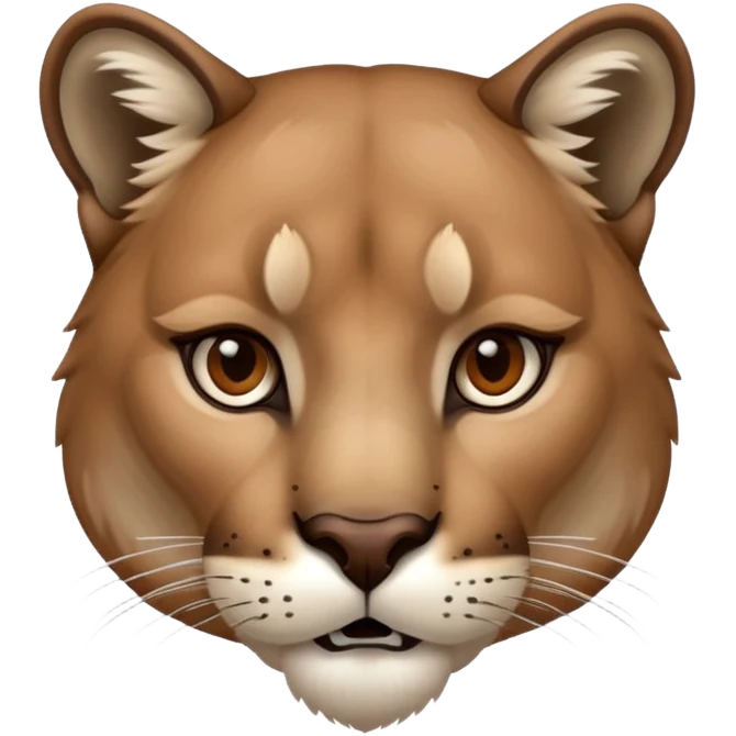 Cougar head emoji