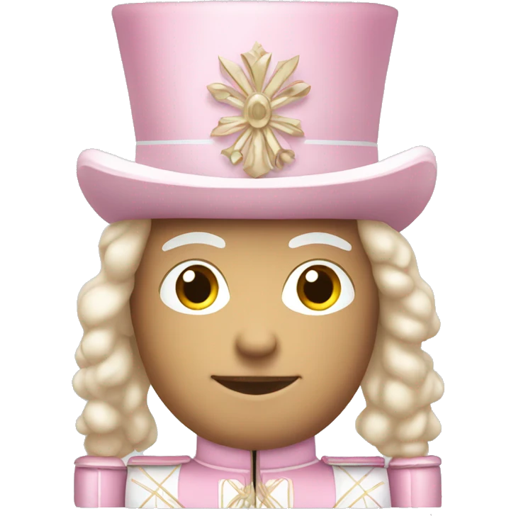 Light pink nutcracker emoji