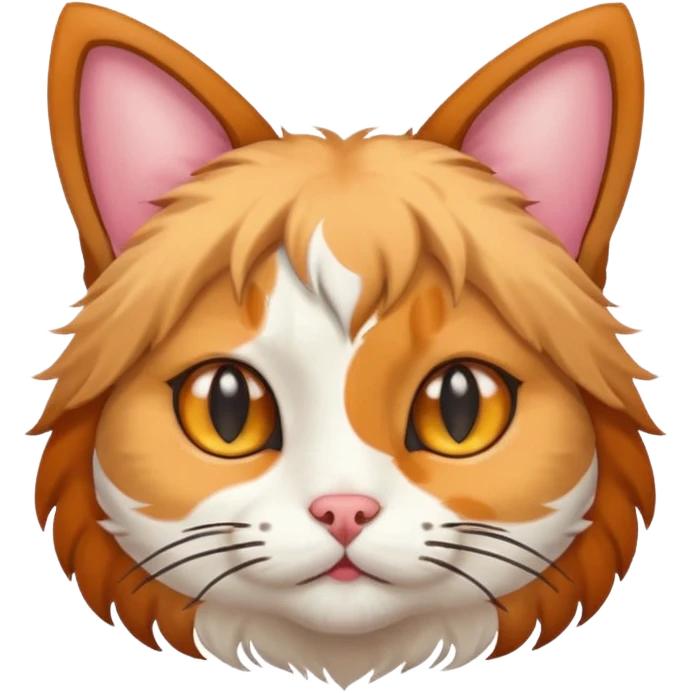Cat with dog ears emoji