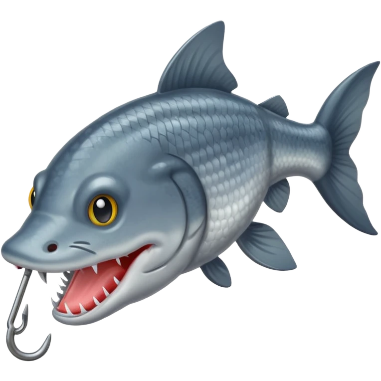 catfish biting hook emoji