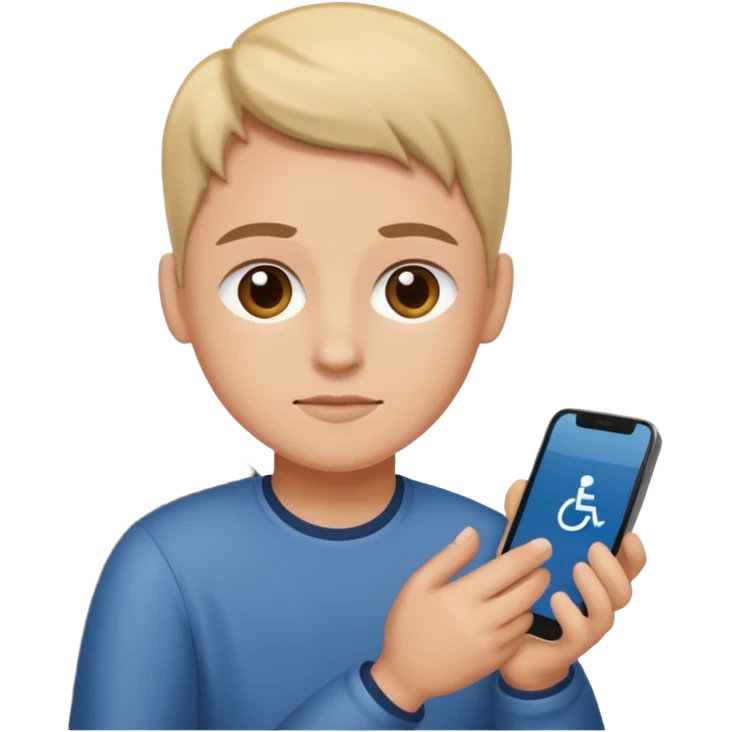 Person with disabilities working  emoji