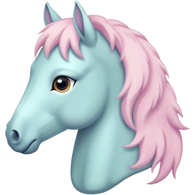 Pastel horse emoji