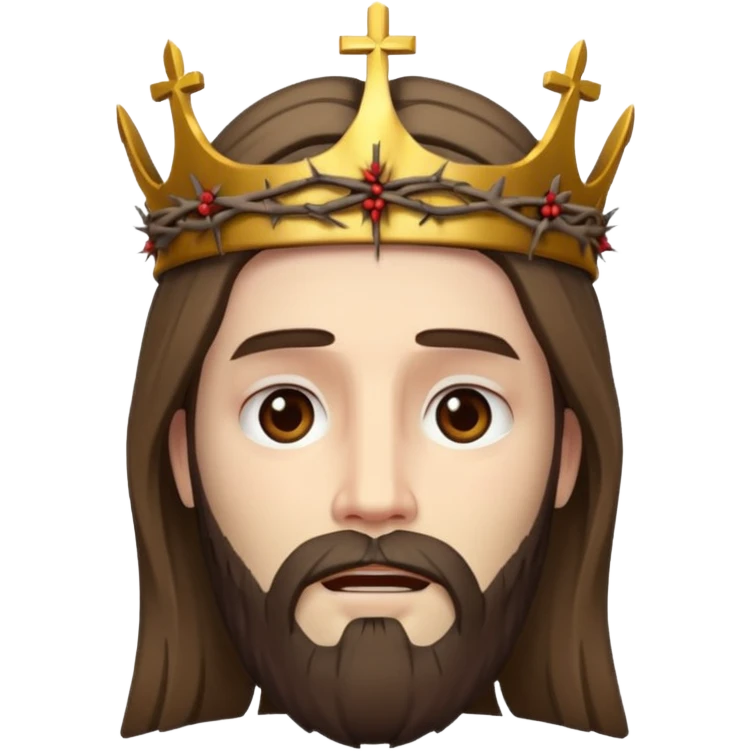 Jesus on the cross emoji