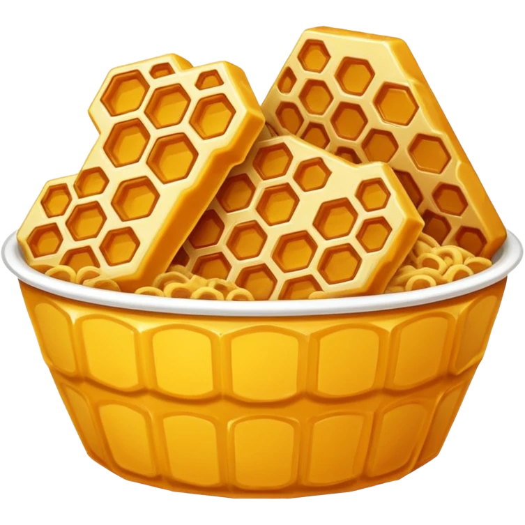 Honey comb cereal emoji