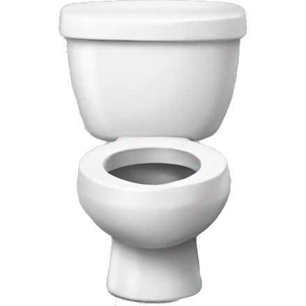  A toilet WITh a head emoji