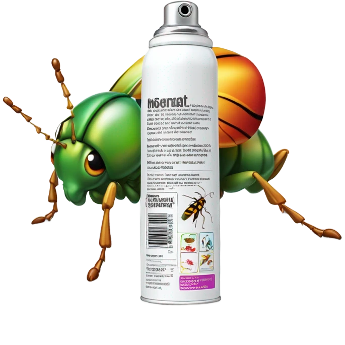 Bug spray can emoji
