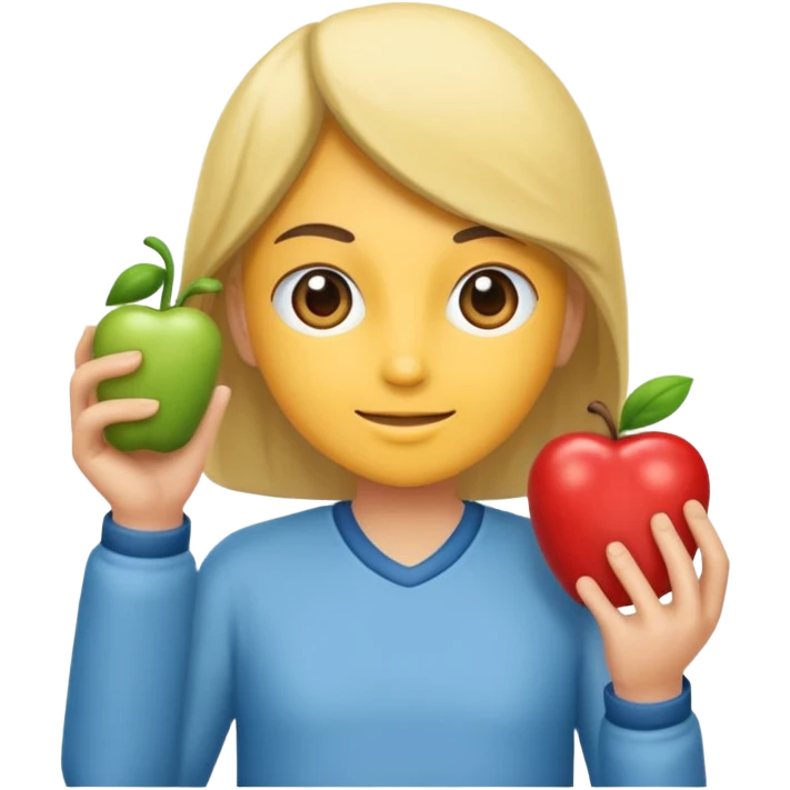 Hazme un icono de una persona saludable emoji