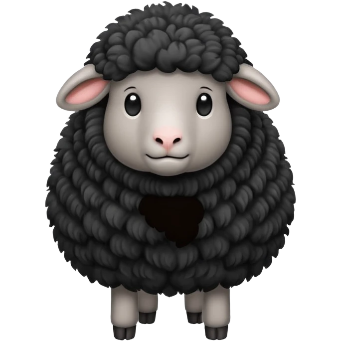 Black sheep emoji