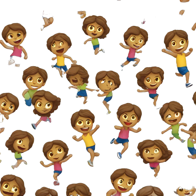 kids running emoji