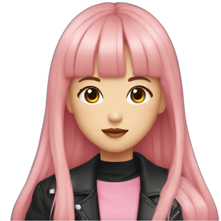 Lisa- blackpink- cute emoji