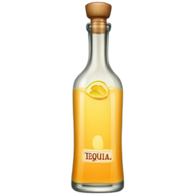 Tequila bottle emoji