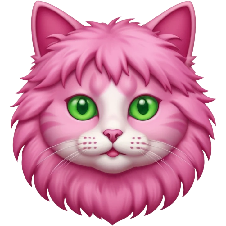 Pink cat emoji