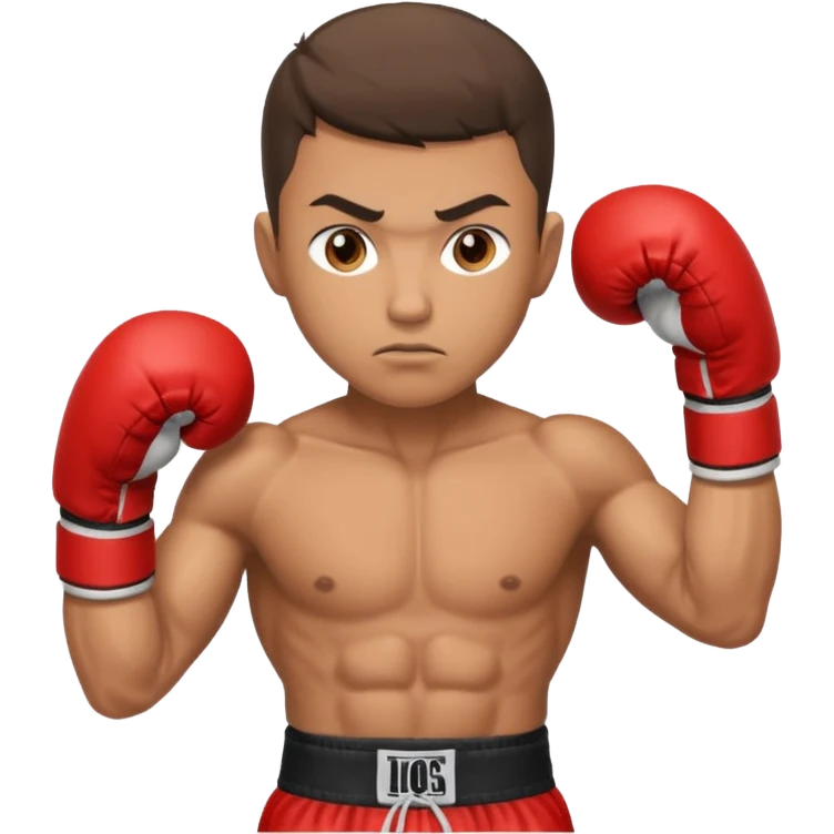 Kick boxer emoji