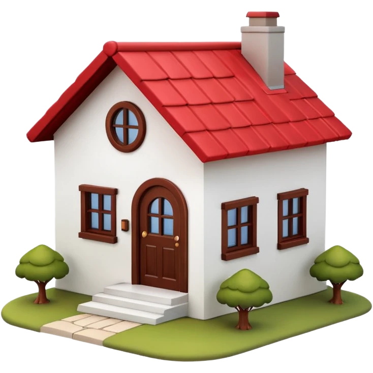 can u do simple house 3d image for my video  emoji