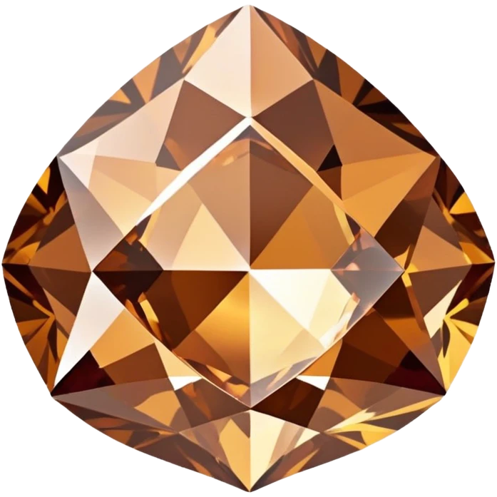 Brown fancy diamond  emoji