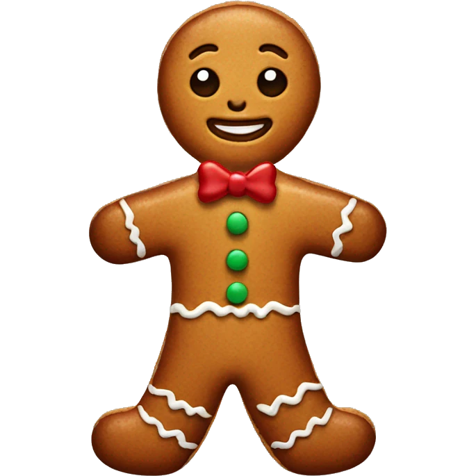 Gingerbread man  emoji