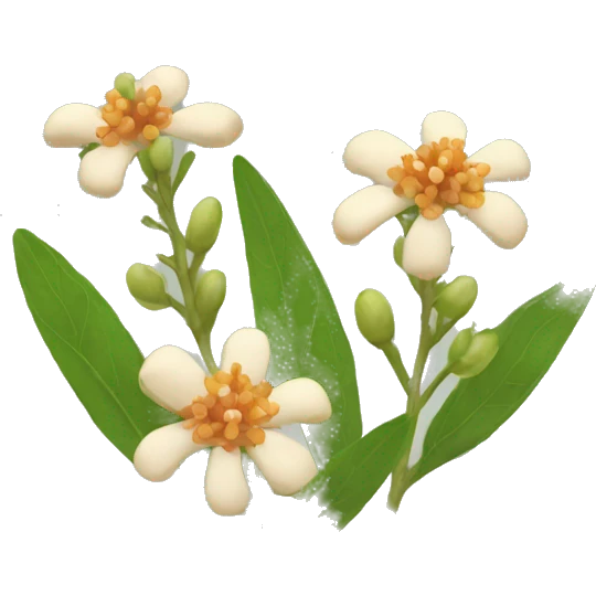 Iphone emoji ashwagandha flowers emoji