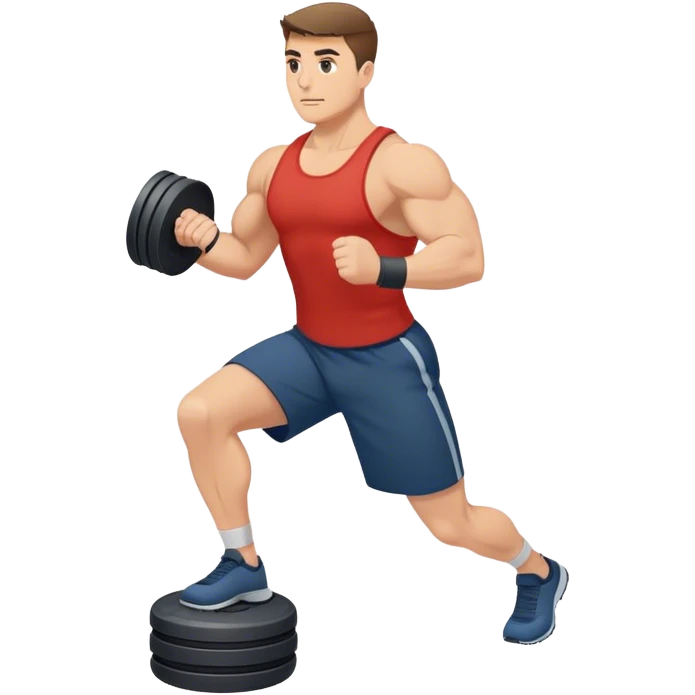 Rotational-Landmine exercise emoji