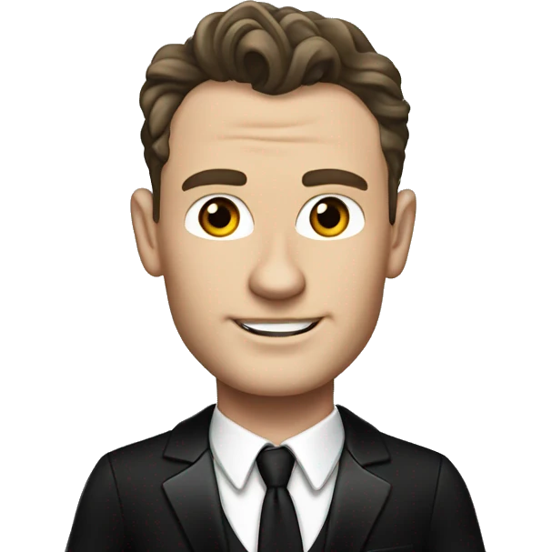 Jonathan Toews in black tuxedo emoji