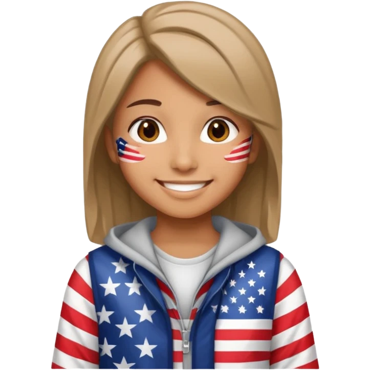 USA styled student emoji