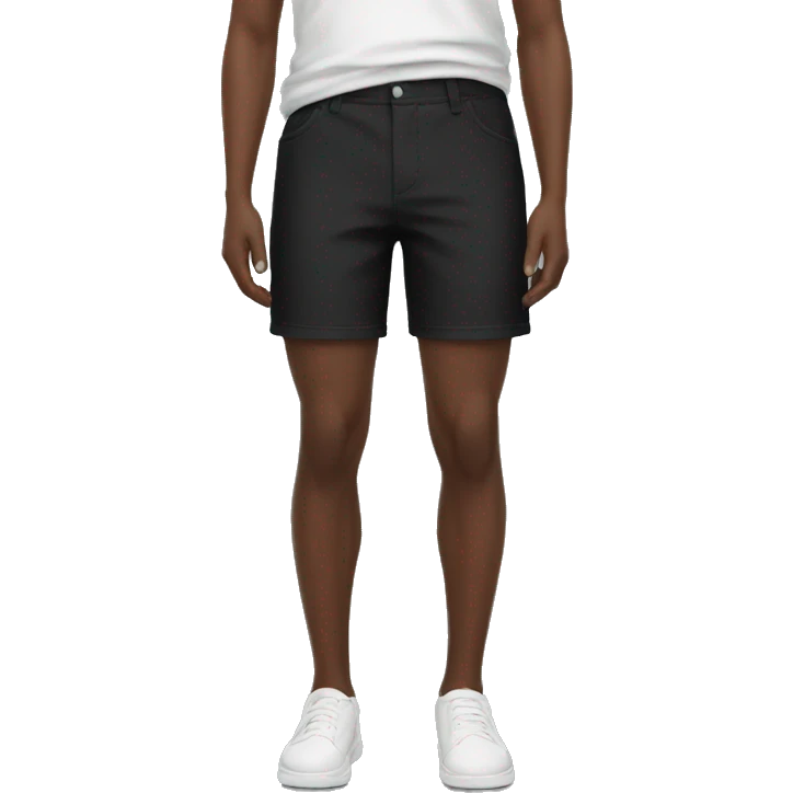 shorts black emoji