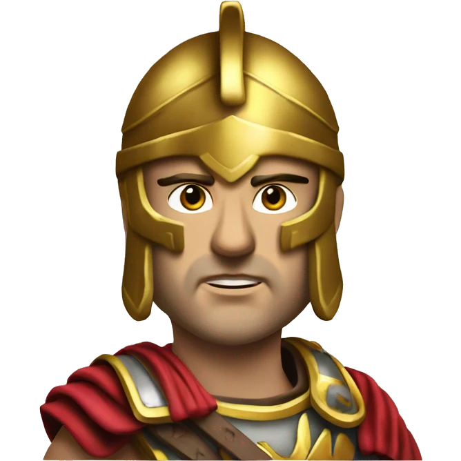 Achilles head warrior roman centurion emoji