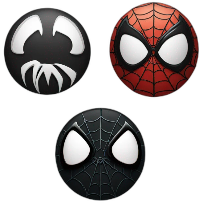 venom et spiderman emoji