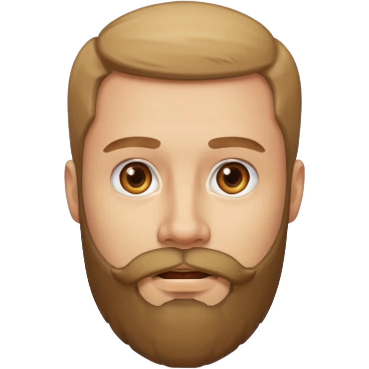 Includes only beard emoji