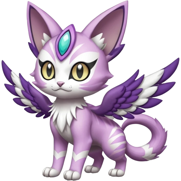 Meloetta-Purrloin-Gatomon-Trico-Pokémon-Digimon-Fakémon-fusion-hybrid-creature emoji