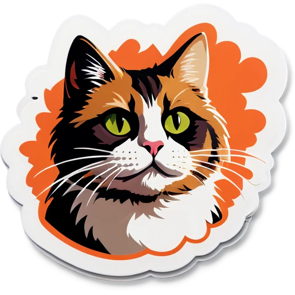 A rad cat emoji
