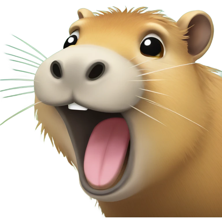 Capybara laughing tears emoji
