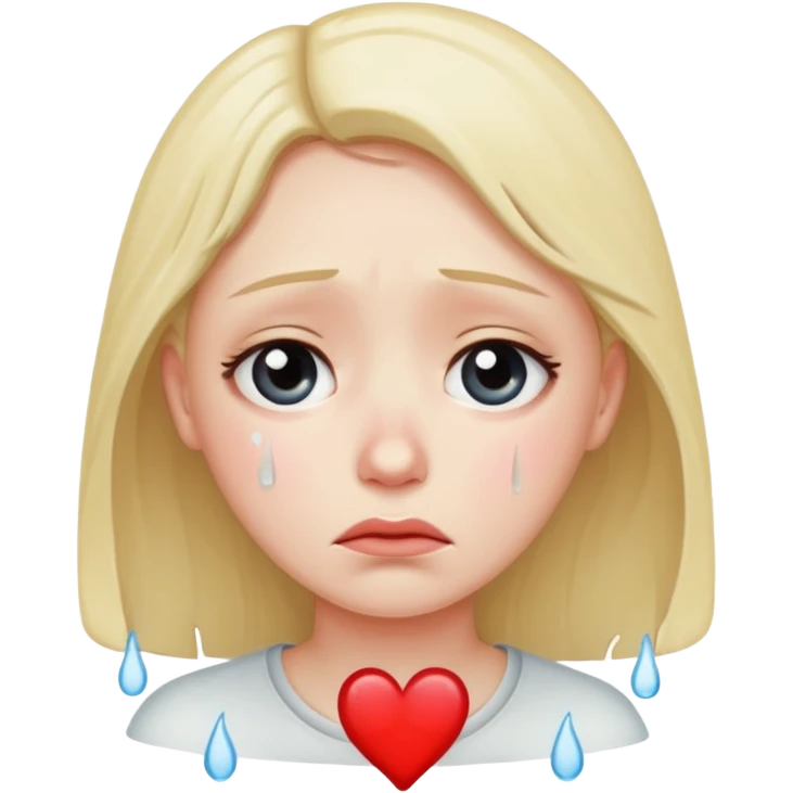 Sad in love  emoji