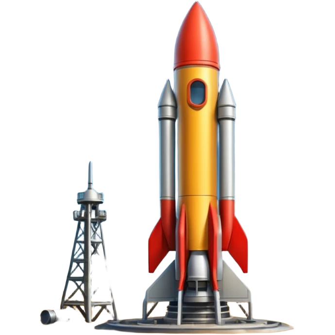 rocket on a cosmodrome emoji