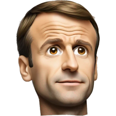 Emmanuel Macron qui dort dans son lit emoji
