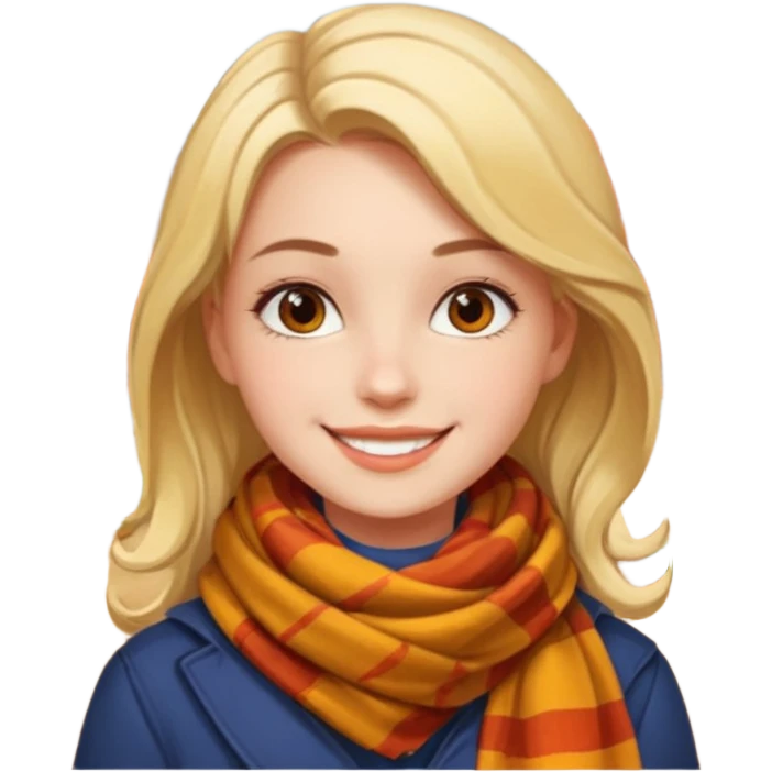 fall happy girly face artsy  emoji