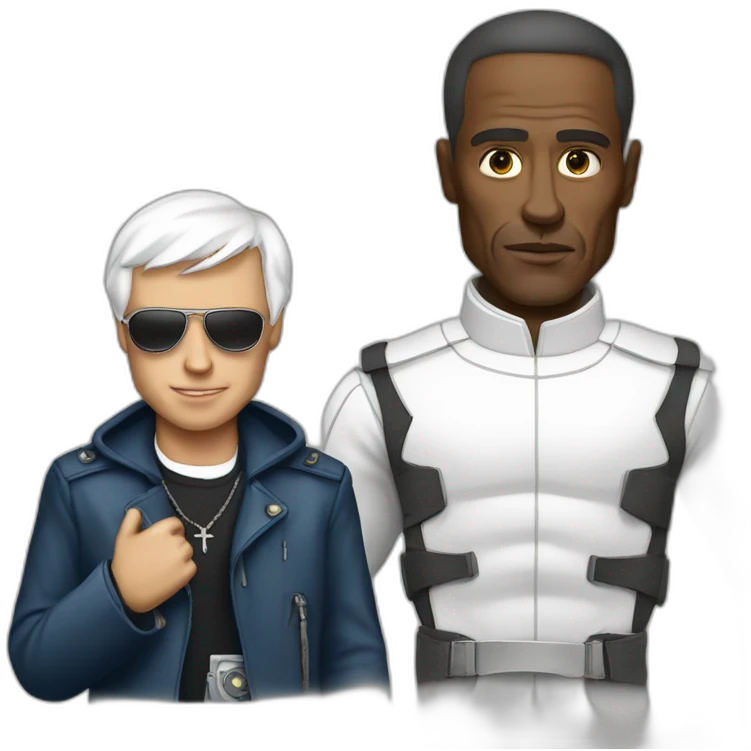 Francis pope and the terminator emoji