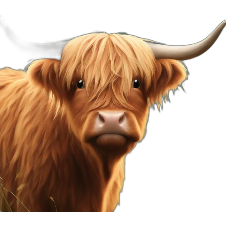 Highland cow emoji