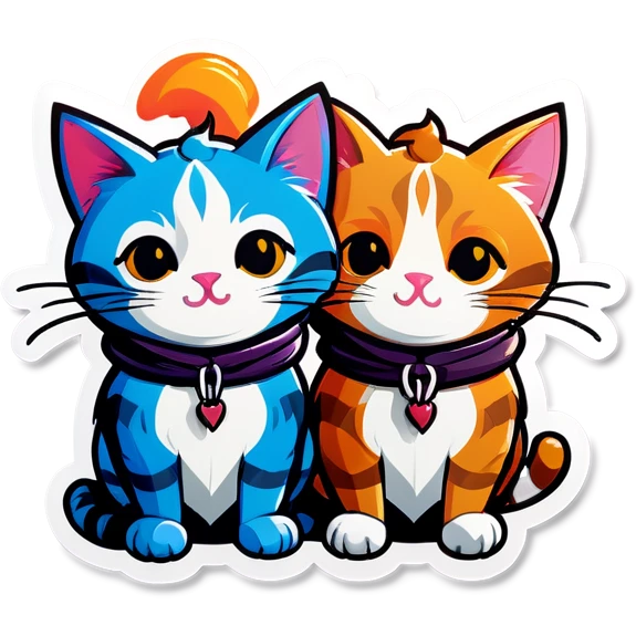 Hooded cats emoji