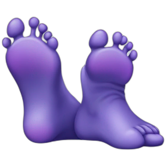 Sweaty feet emoji